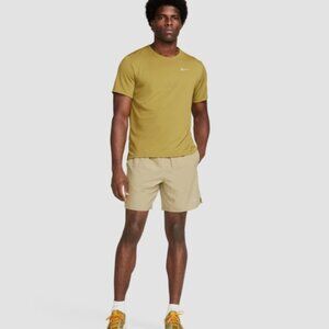 Nike Men's Dri-FIT UV Miler Short-Sleeve Running Shirt (Pacific Moss) Size Large
